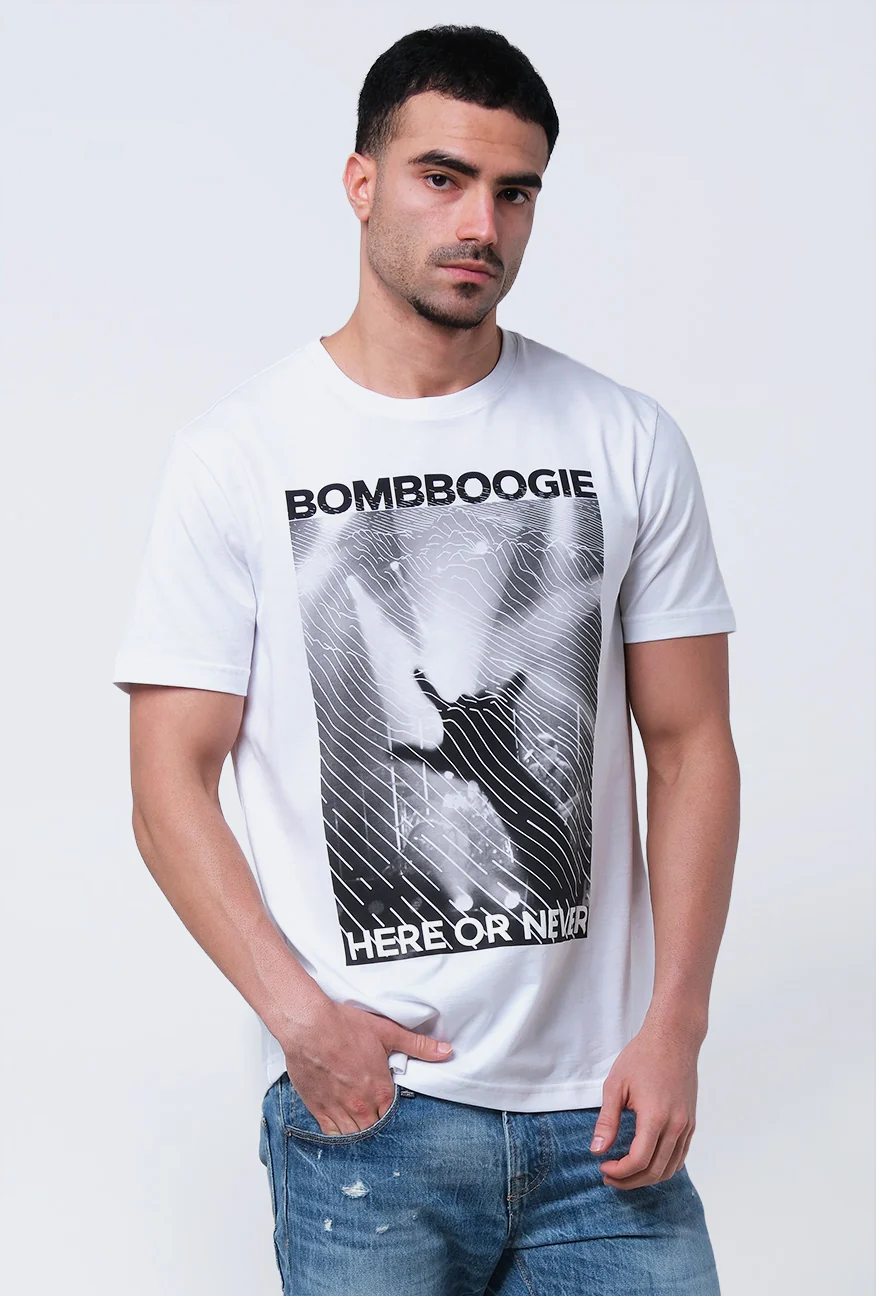 T-Shirt Lengan Pendek Slimfit Tricoun Offwhite - Image 5