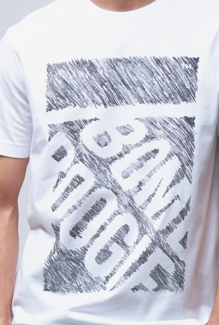 T-Shirt Lengan Pendek Slimfit Varden Offwhite - Image 4