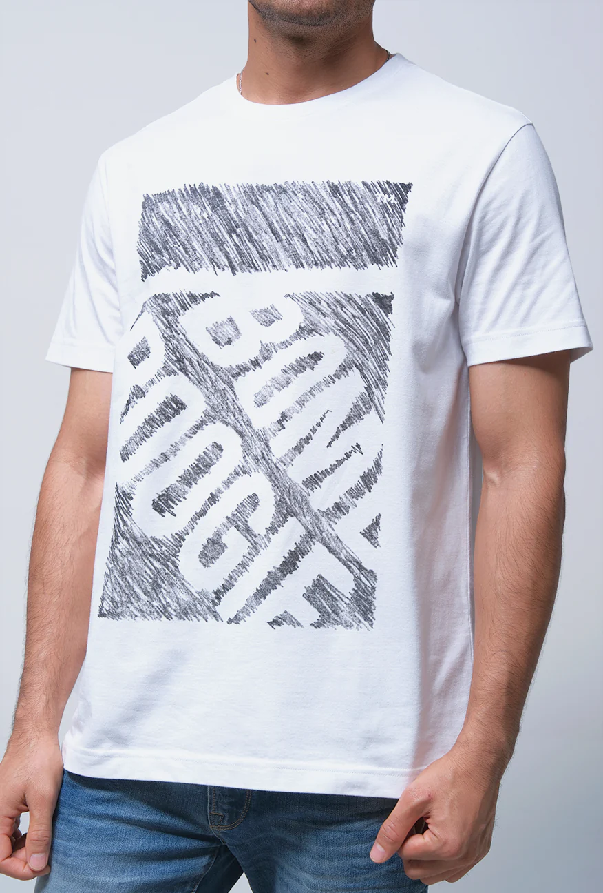 T-Shirt Lengan Pendek Slimfit Varden Offwhite - Image 5