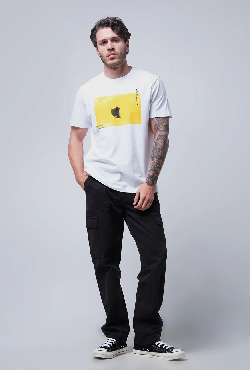 T-Shirt Lengan Pendek Slimfit Viclans Offwhite - Image 3