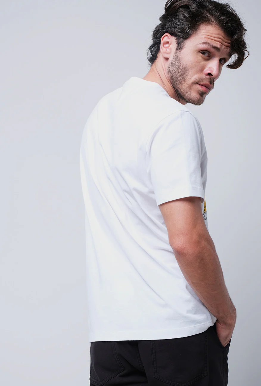 T-Shirt Lengan Pendek Slimfit Viclans Offwhite - Image 4