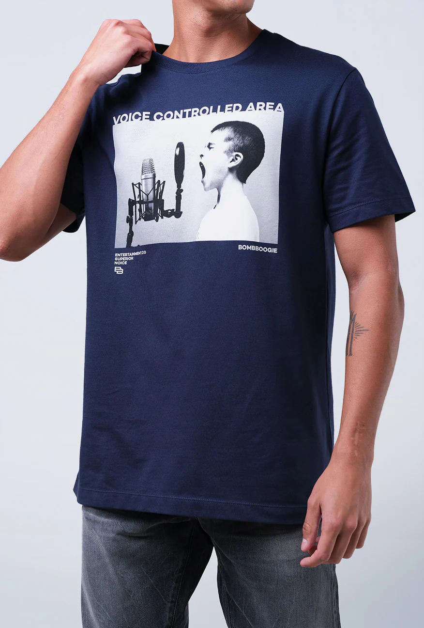 T-Shirt Lengan Pendek Slimfit Waldrof Dark Navy - Image 4