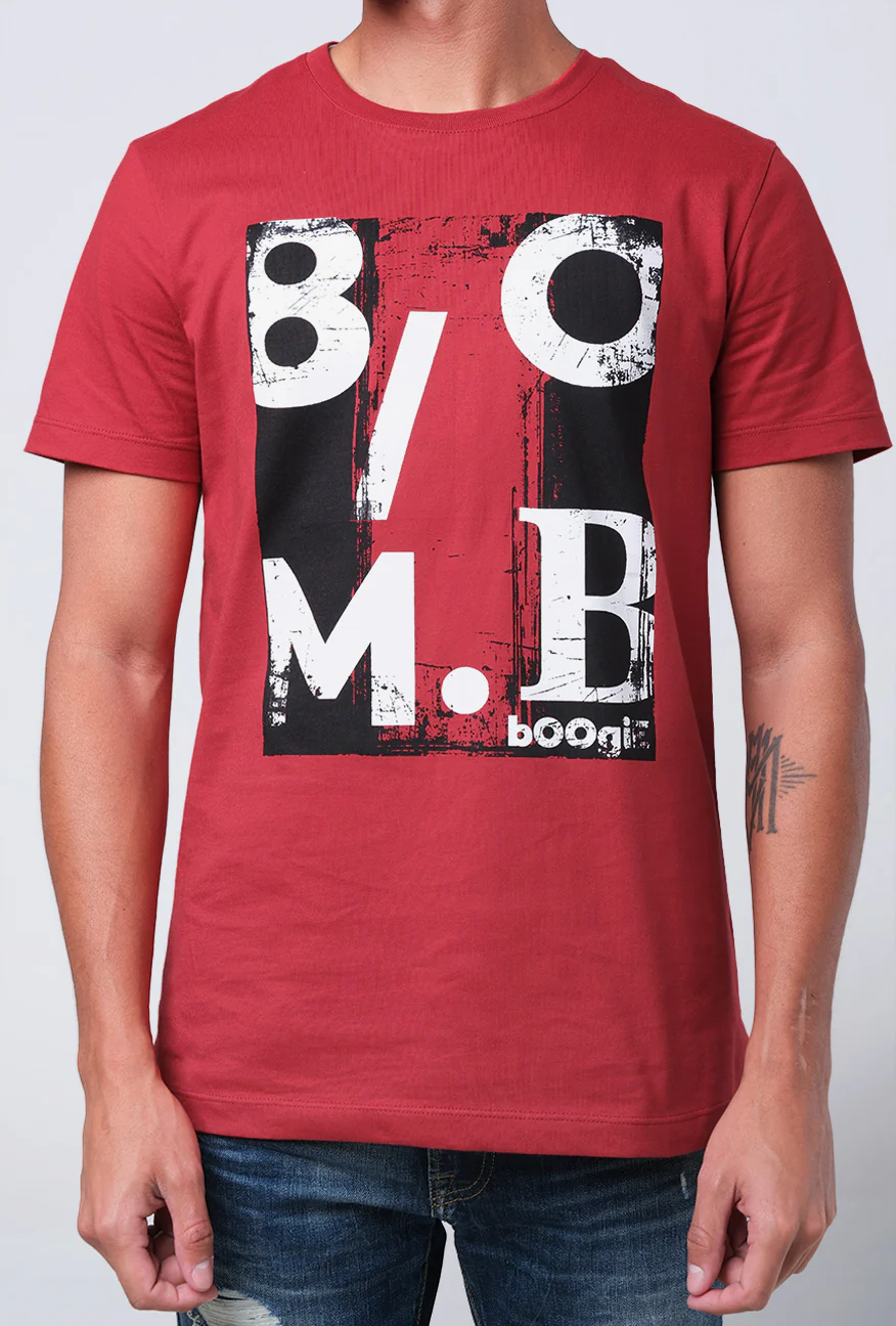 T-Shirt Lengan Pendek Slimfit Wilmer Red - Image 3