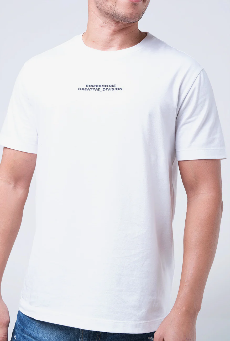 T-Shirt Lengan Pendek Slimfit Zenish Offwhite - Image 4