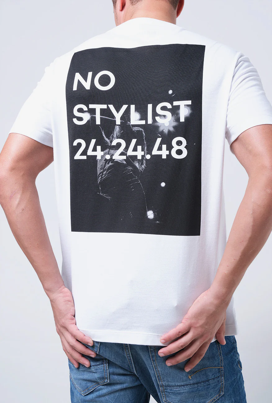 T-Shirt Lengan Pendek Slimfit Zenish Offwhite - Image 5