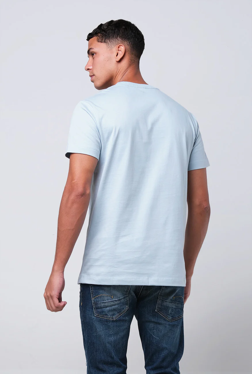 T-Shirt Lengan Pendek Slmift Calsello Baby Blue - Image 6