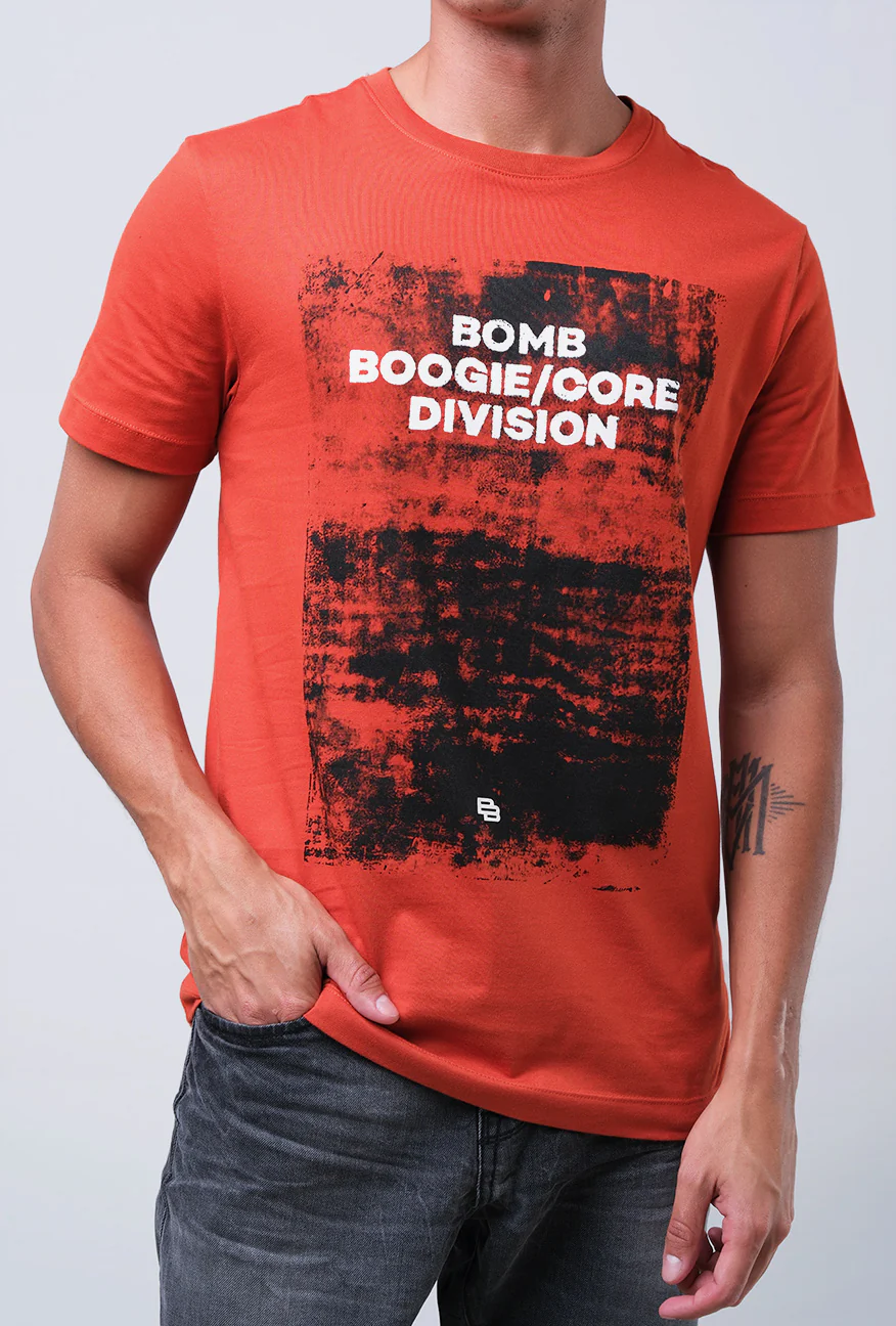 T-Shirt Lengan Pendek Slmift Hereon Dark Orange - Image 6