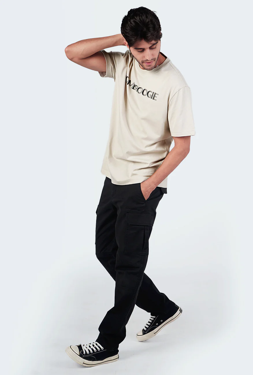 T-Shirt Lengan Pendek Stenza Khaki Regular - Image 4