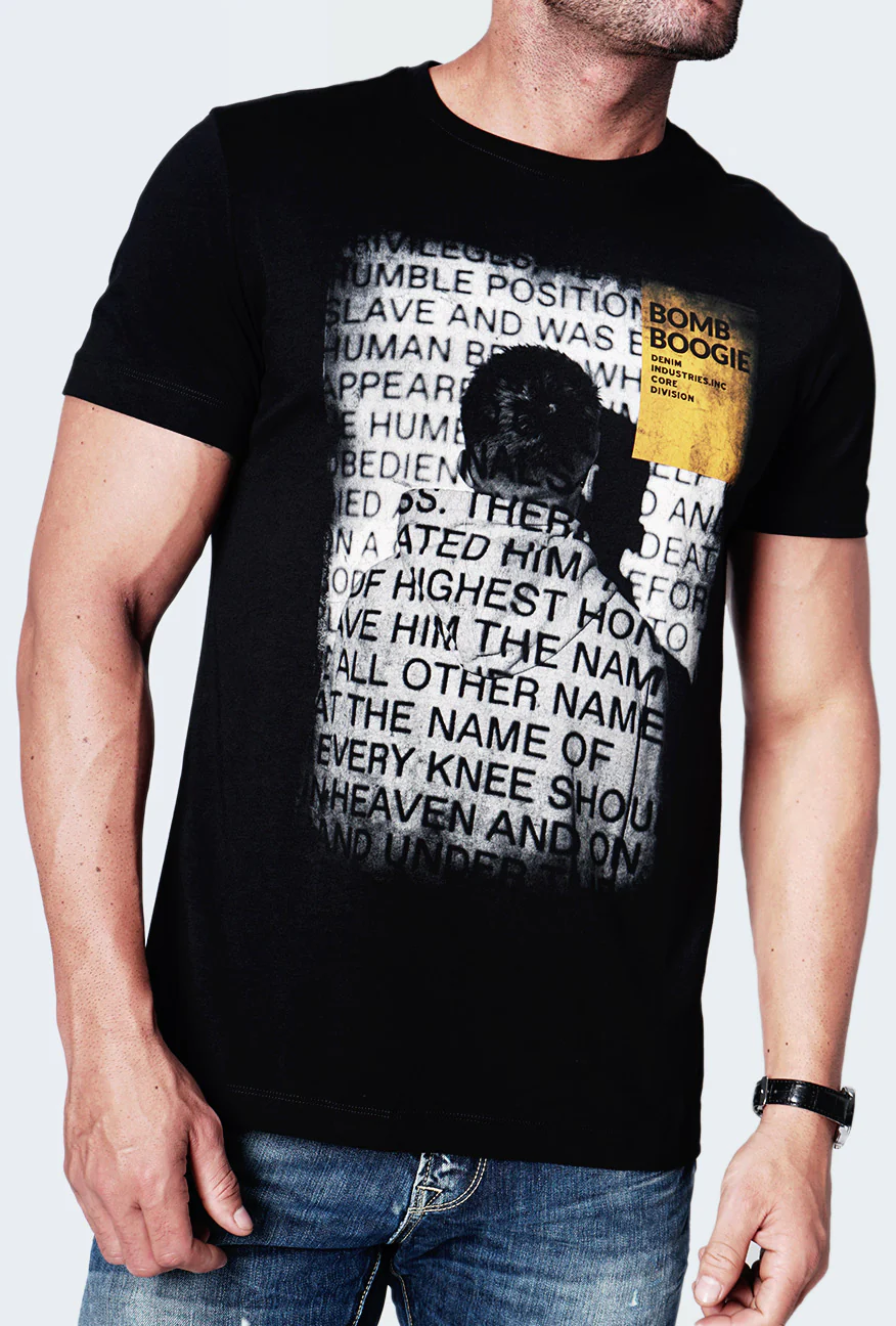 T-Shirt Lengan Pendek Valency Black - Image 2