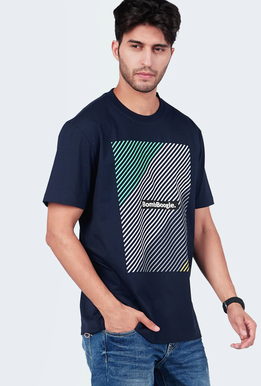 T-Shirt Lengan Pendek Regular Varlez Dark Navy