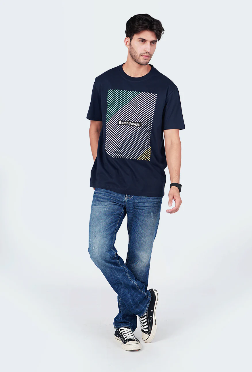 T-Shirt Lengan Pendek Regular Varlez Dark Navy - Image 5