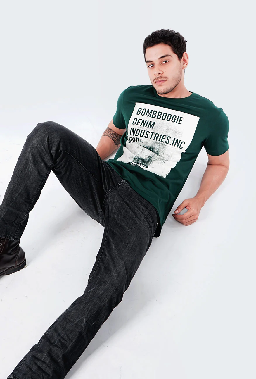 T-Shirt Lengan Pendek Weedsy Green