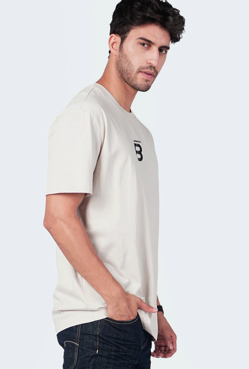 T-Shirt Lengan Pendek Regular Zelic Khaki - Image 2