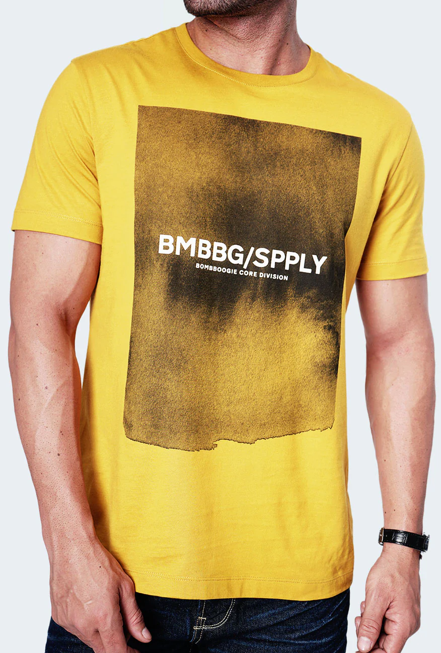 T-Shirt Lengan Pendek Zinia Dark Yellow Tee - Image 2