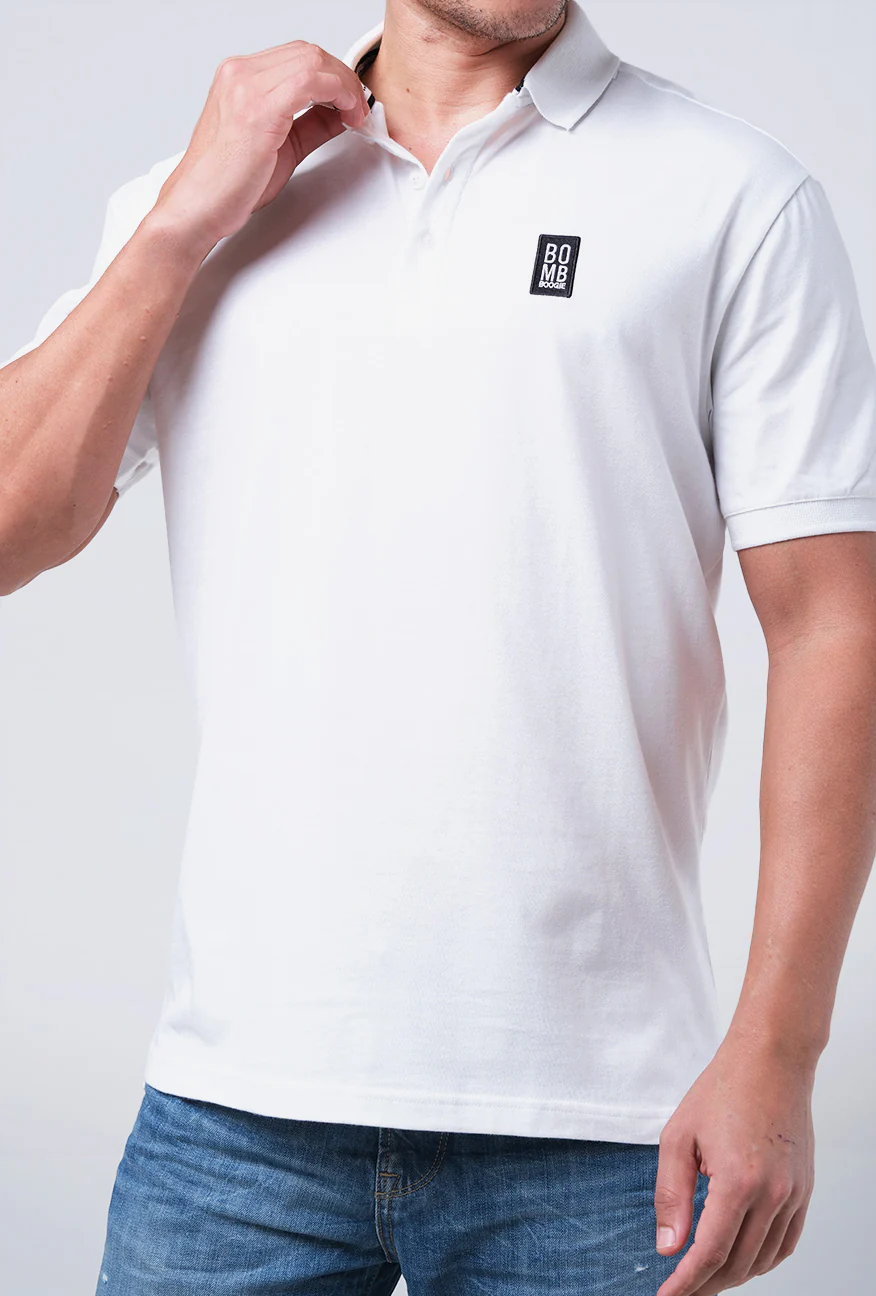 T-Shirt Polo Riskgoner Offwhite - Image 3