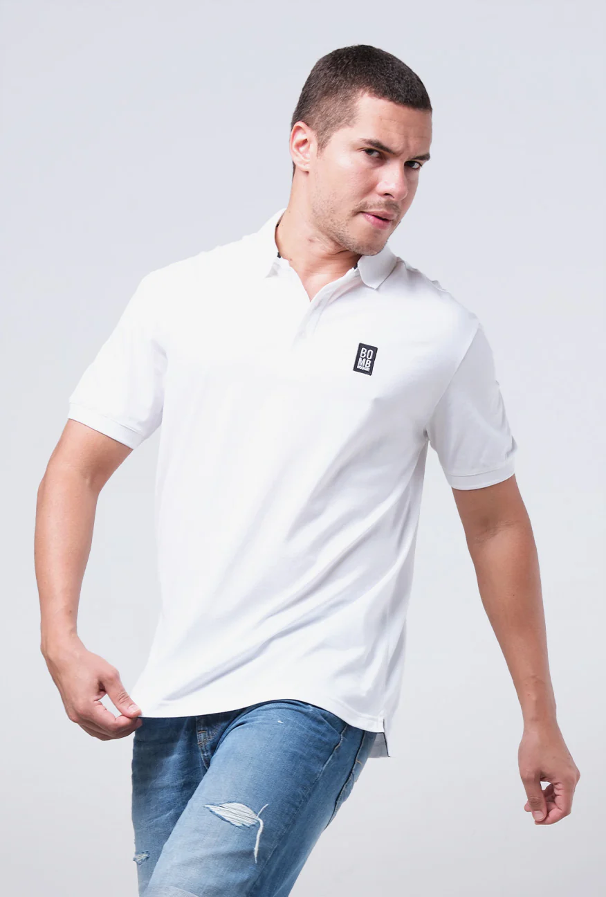 T-Shirt Polo Riskgoner Offwhite - Image 4