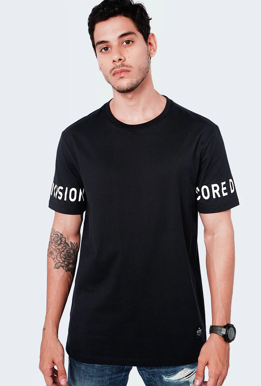 T-Shirt Savela Black Regular - Image 4