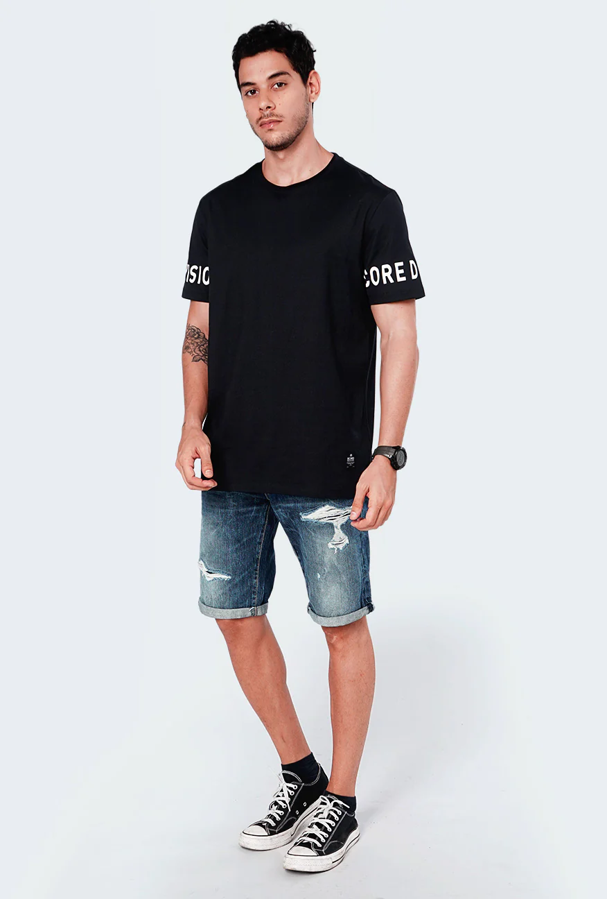 T-Shirt Savela Black Regular - Image 5