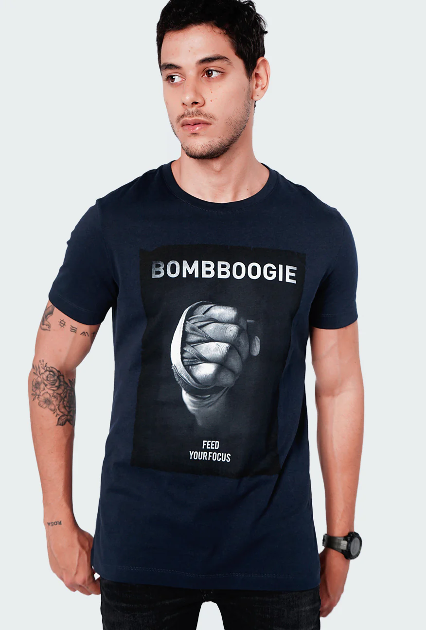 T-Shirt Lengan Pendek Zarco Navy