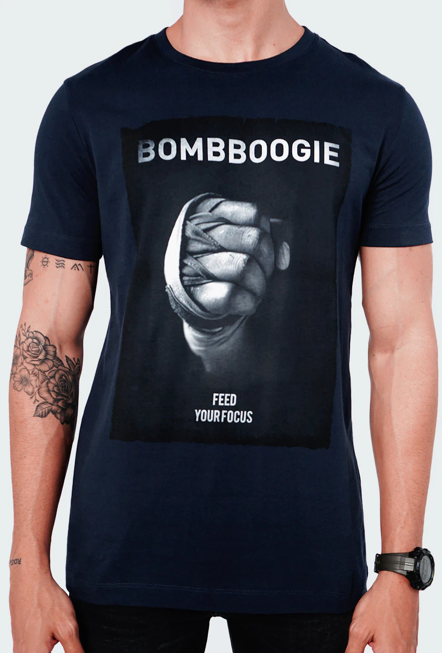 T-Shirt Lengan Pendek Zarco Navy - Image 2