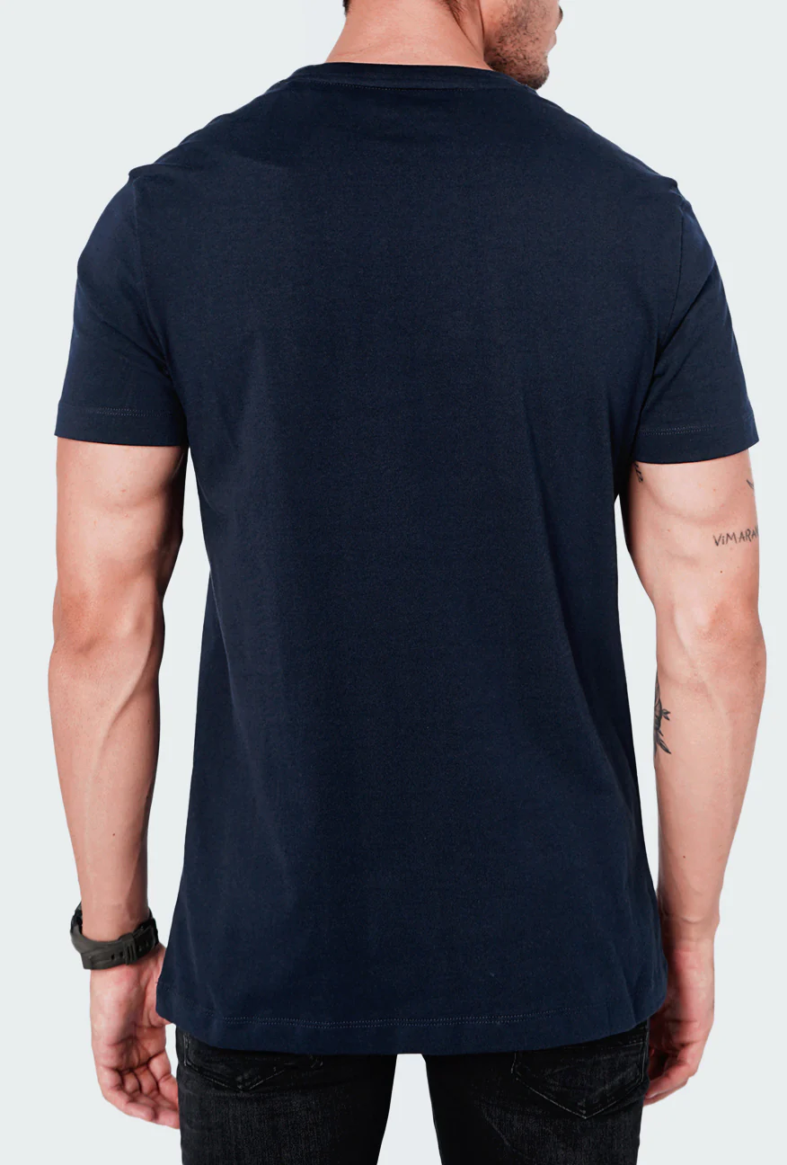 T-Shirt Lengan Pendek Zarco Navy - Image 6