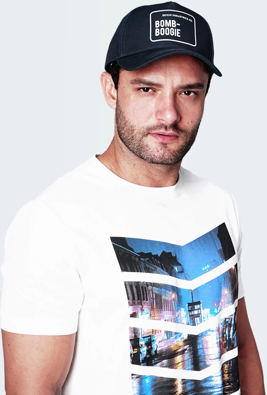 Topi Drapper Navy - Image 2