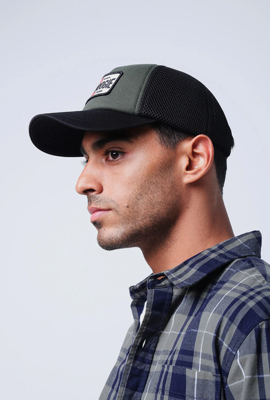 Topi Rexpro Black Green Trucker - Image 4