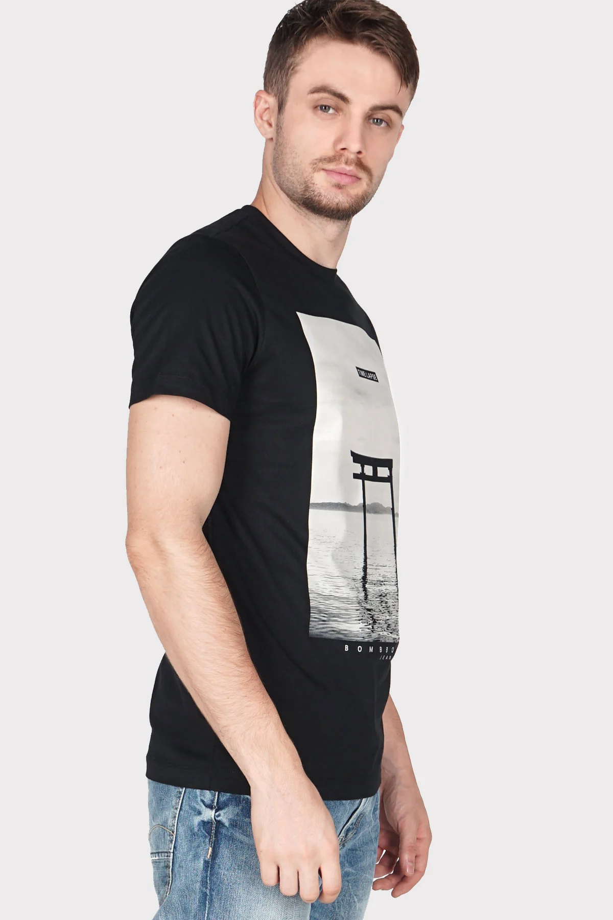 T-Shirt Lengan Pendek Torri Black - Image 2