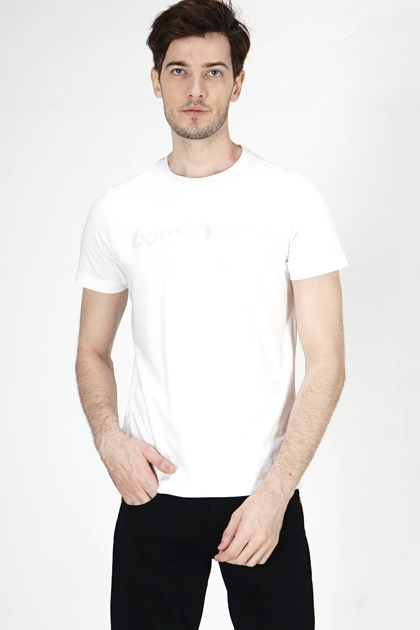 T-Shirt Lengan Pendek Travisline Offwhite