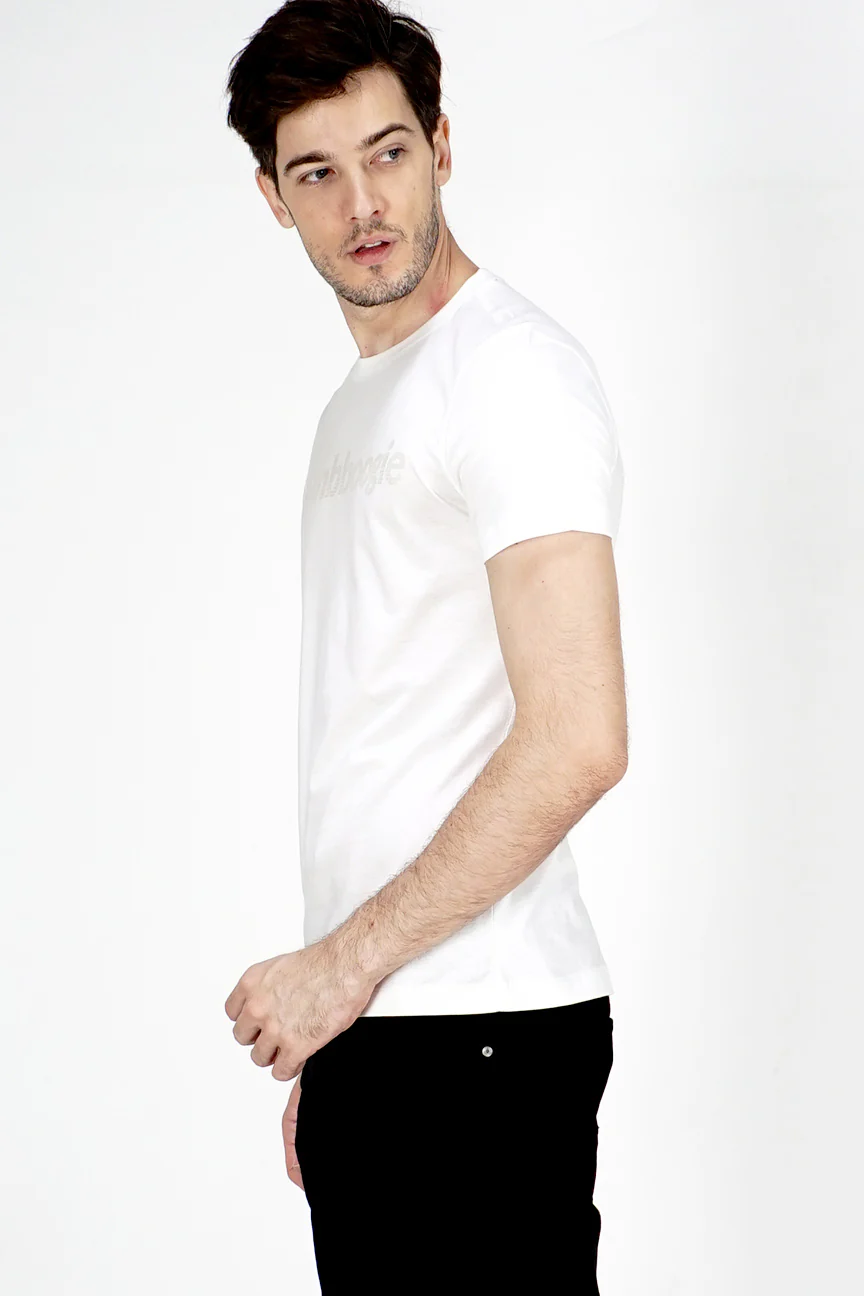 T-Shirt Lengan Pendek Travisline Offwhite - Image 3
