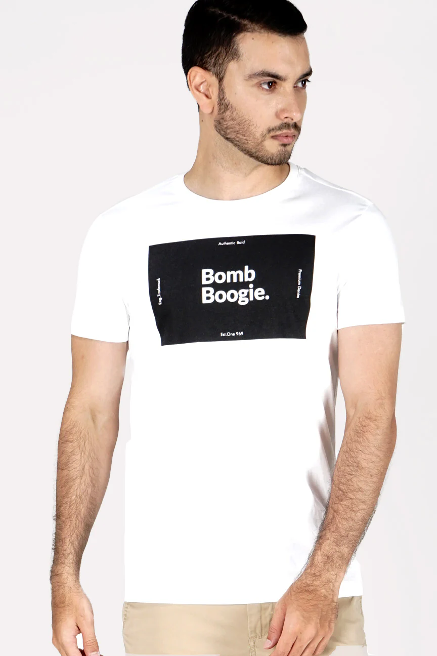 T-Shirt Lengan Pendek Treiza Offwhite