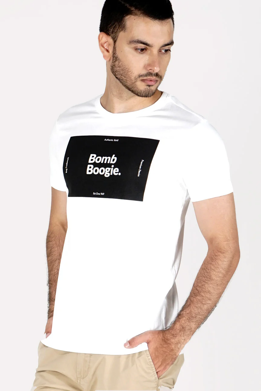 T-Shirt Lengan Pendek Treiza Offwhite - Image 2