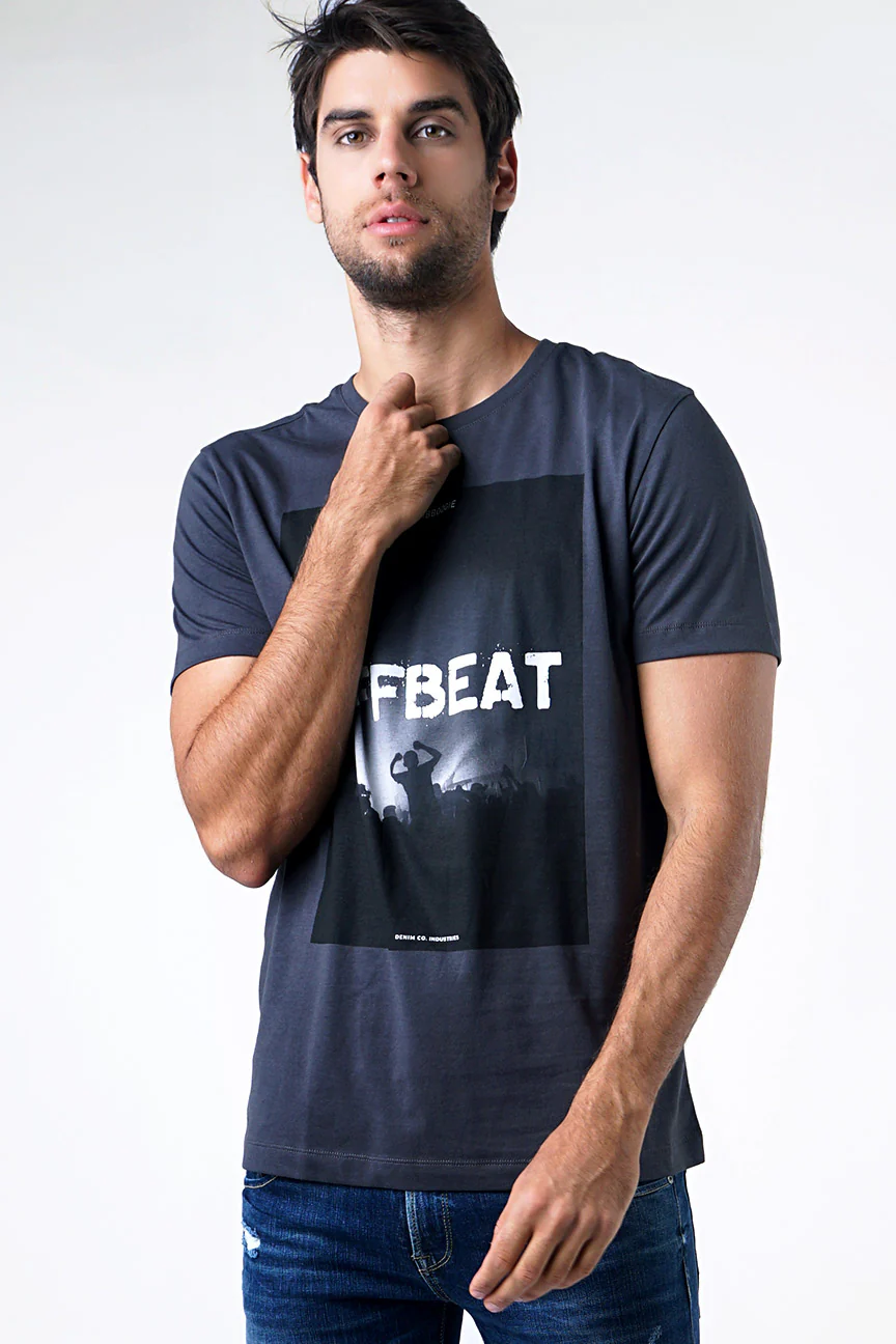 T-Shirt Lengan Pendek Trevi Grey
