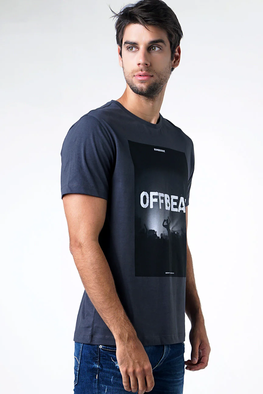 T-Shirt Lengan Pendek Trevi Grey - Image 3