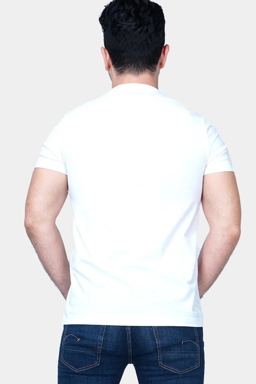 T-Shirt Lengan Pendek Trevision Offwhite - Image 4