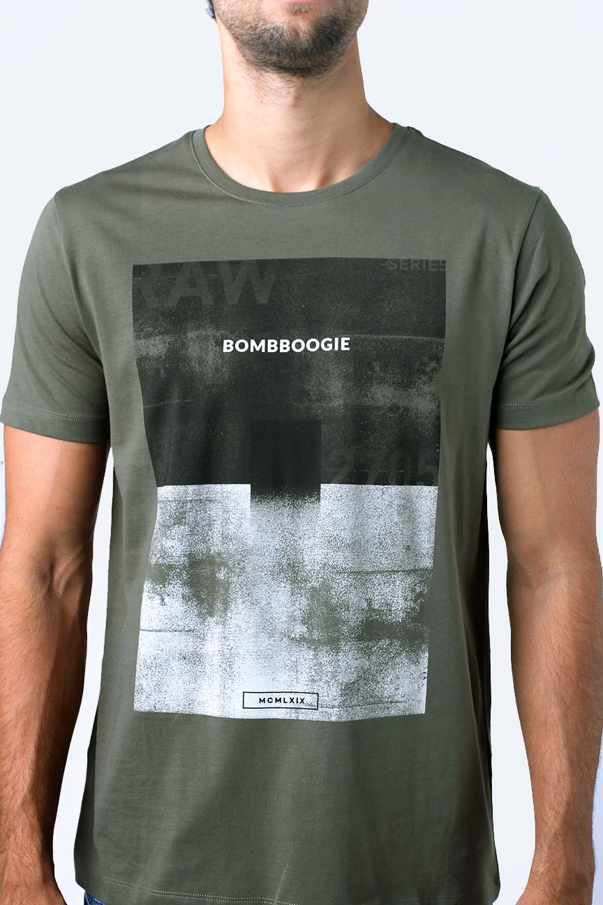 T-Shirt Lengan Pendek Trevort Olive - Image 2