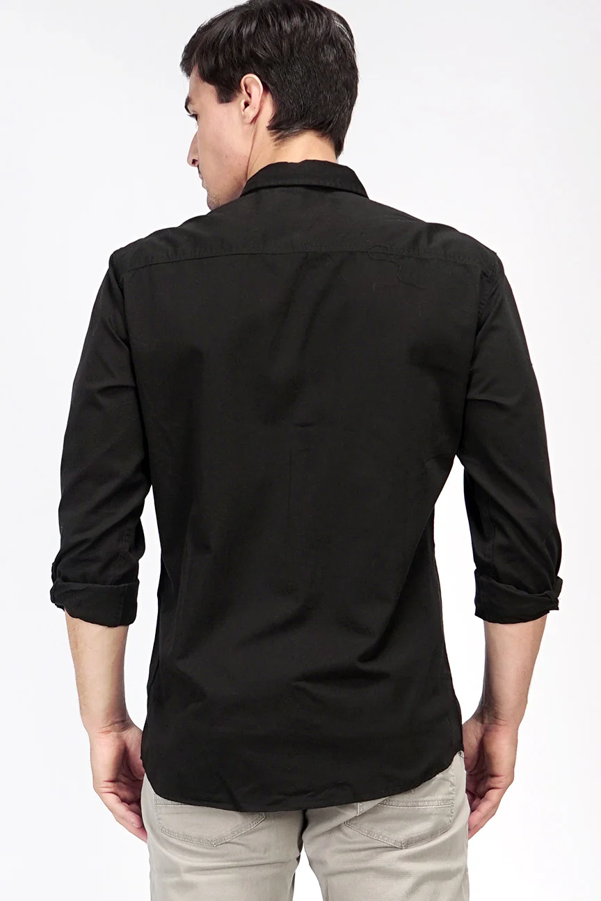 Kemeja Lengan Panjang Regular Trixie Black - Image 4