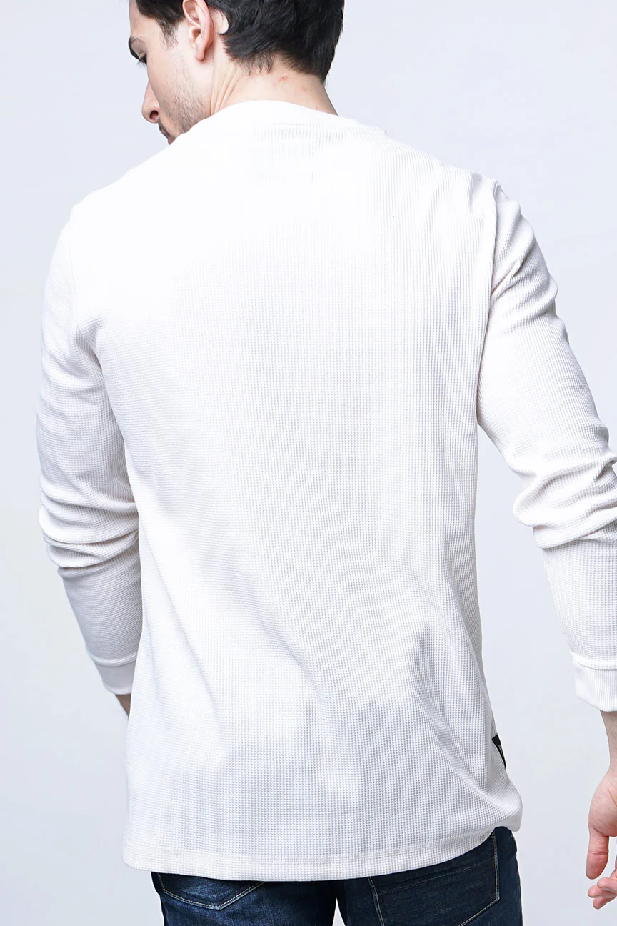 Sweater Troy Offwhite Waffle - Image 5