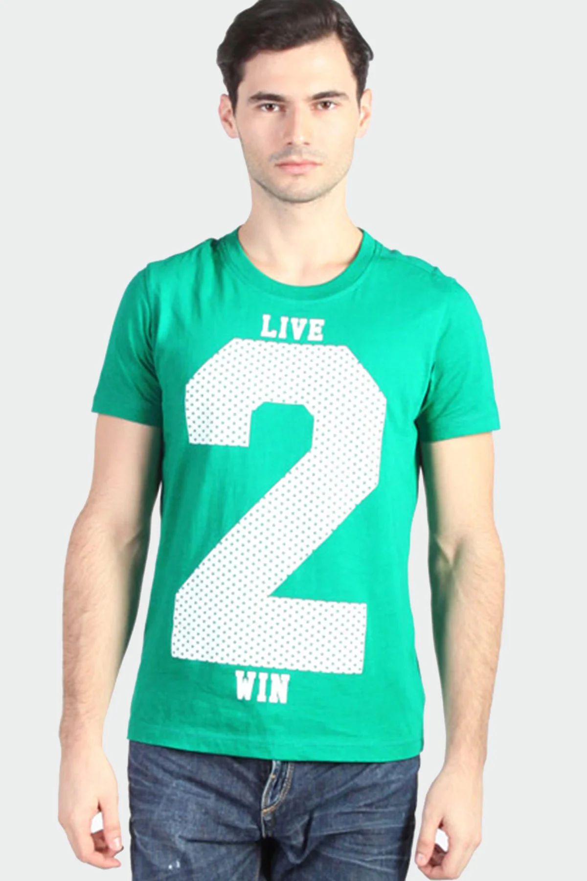 T-Shirt Lengan Pendek Twice Green Green - Image 2