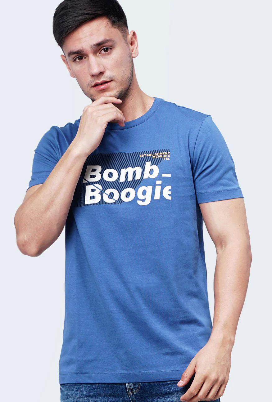T-Shirt Lengan Pendek Velder Blue - Image 5
