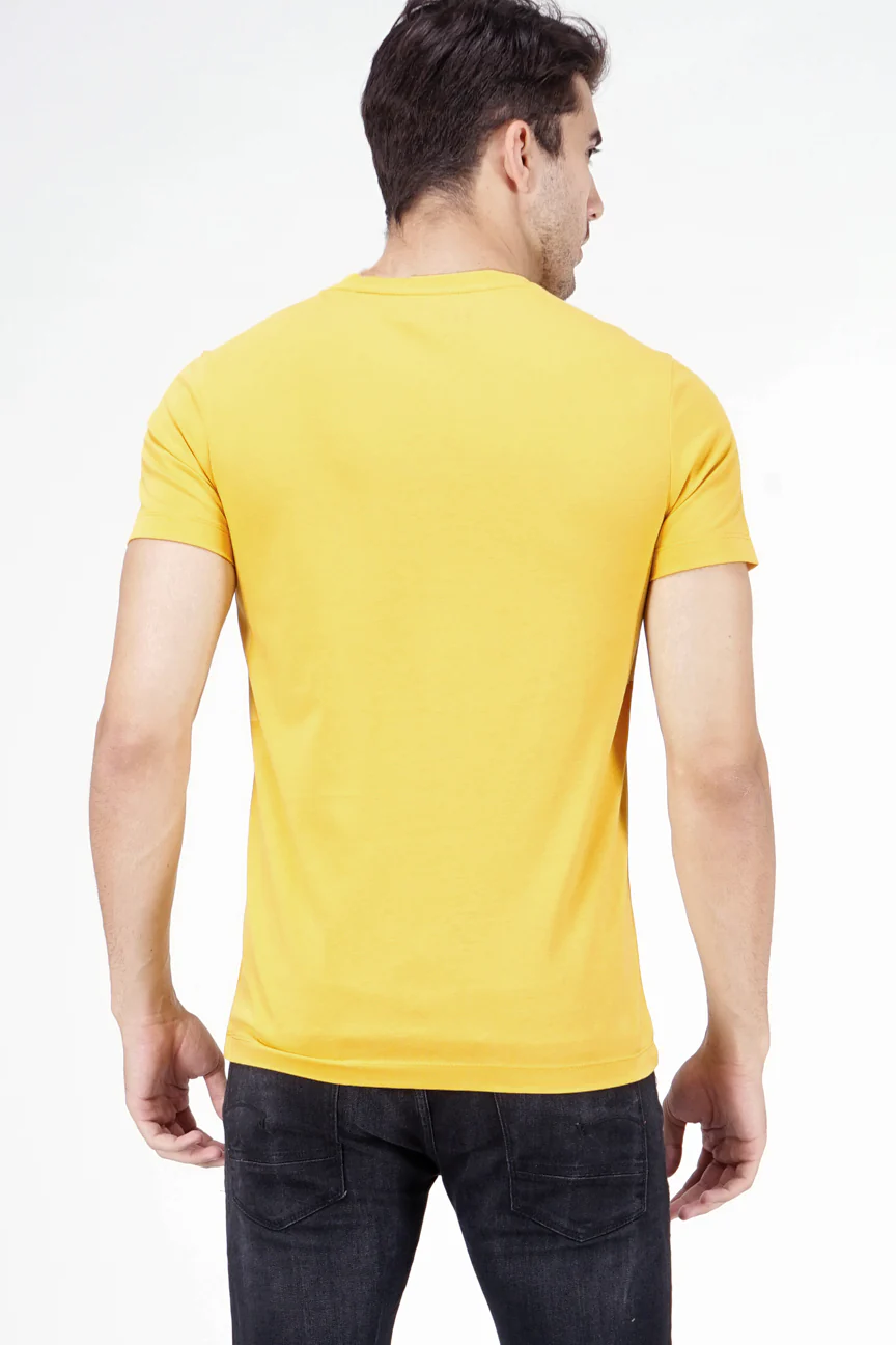 T-Shirt Lengan Pendek Venon Mustard - Image 4