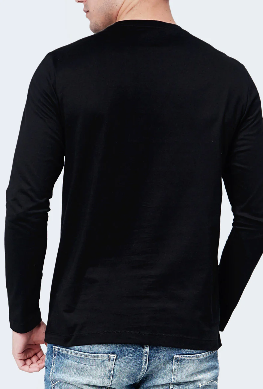 T-Shirt Lengan Panjang Verpel Black - Image 4
