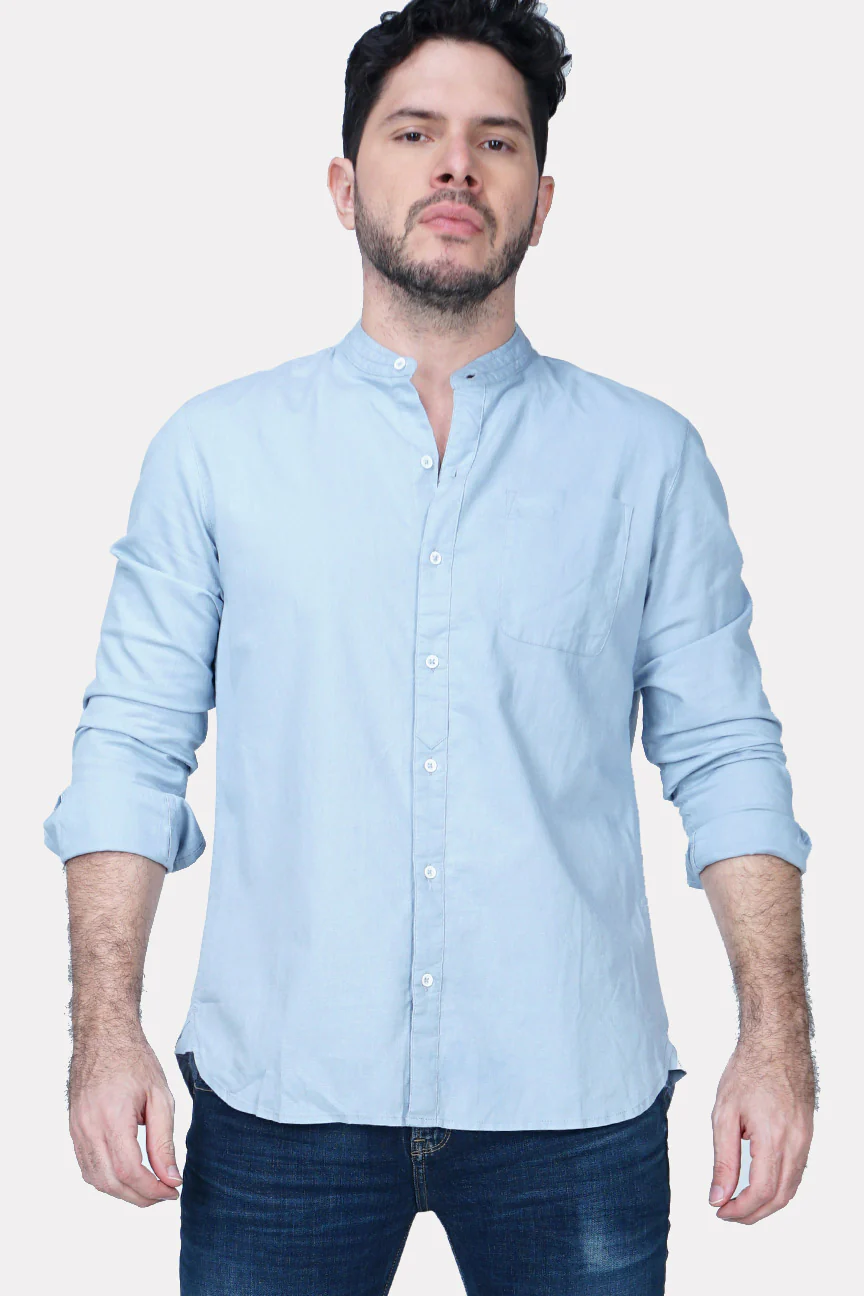 Kemeja Koko Reguler Volta Light Grey