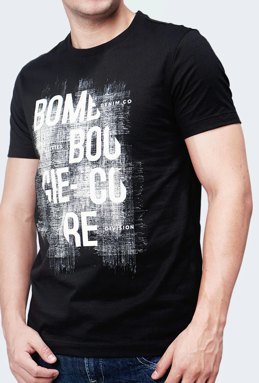 T-Shirt Lengan Pendek Voxel Black - Image 2