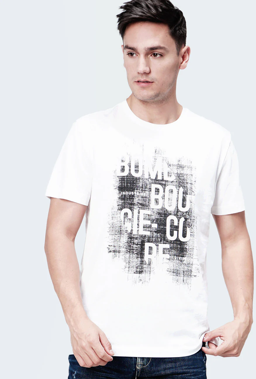 T-Shirt Lengan Pendek Voxel Offwhite - Image 2