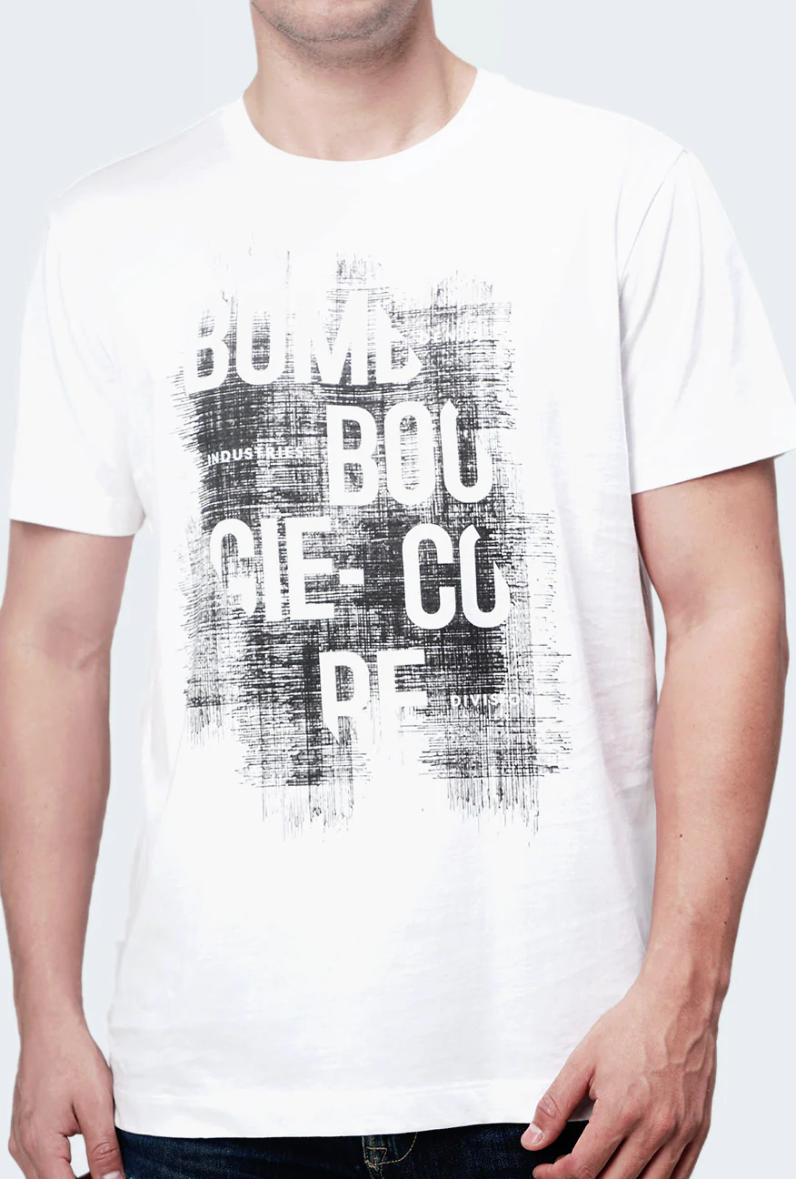 T-Shirt Lengan Pendek Voxel Offwhite - Image 4