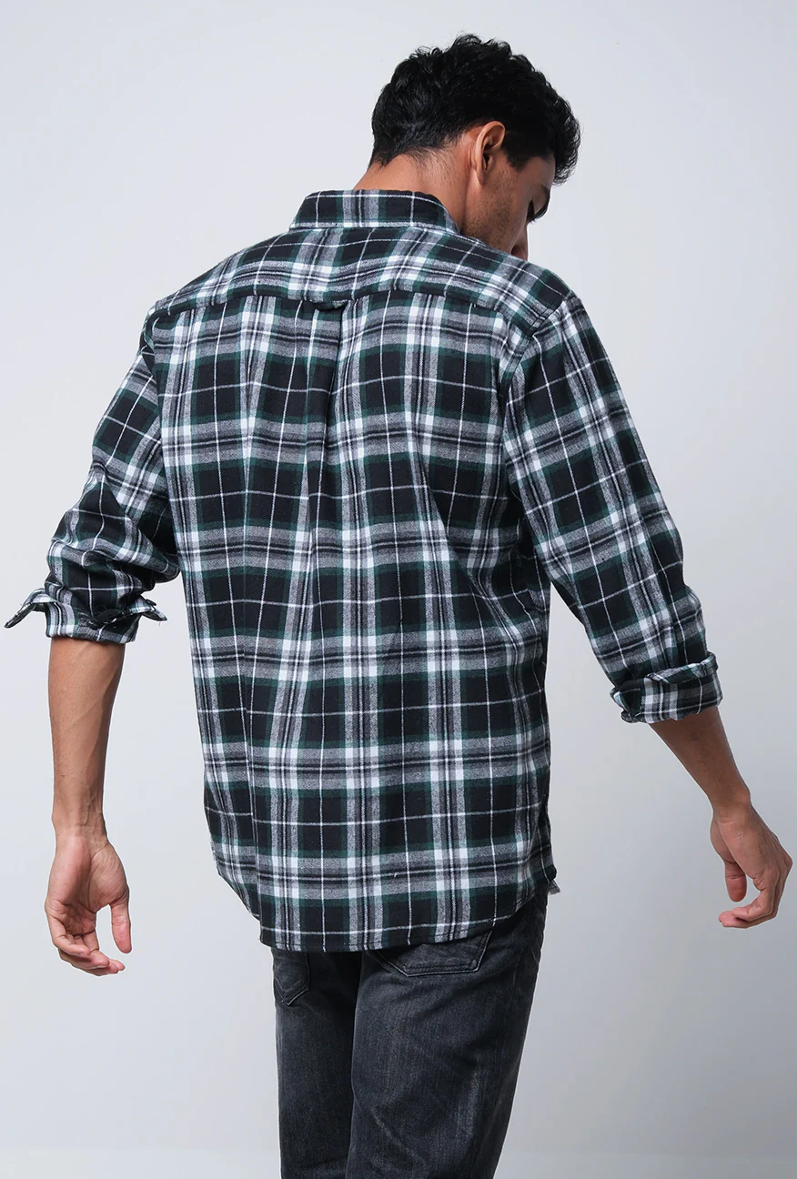 Kemeja Flanel Wincus Green Black - Image 4