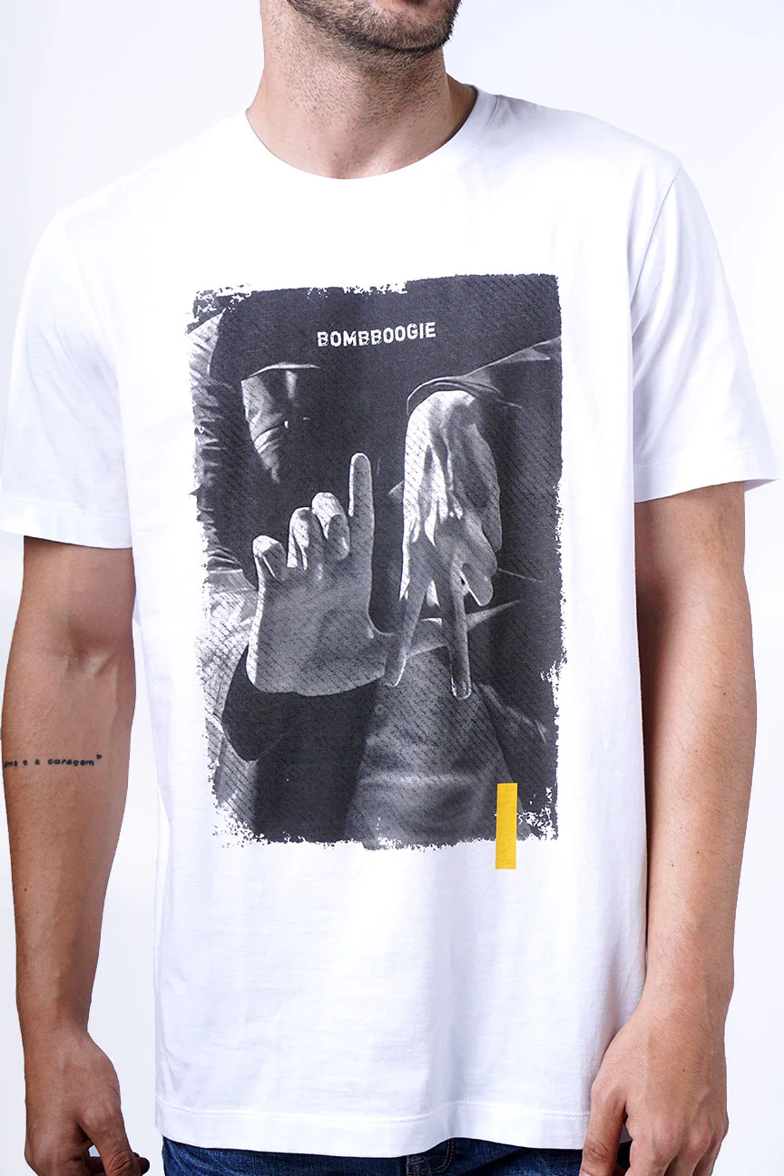 T-Shirt Lengan Pendek Witmer Offwhite - Image 4