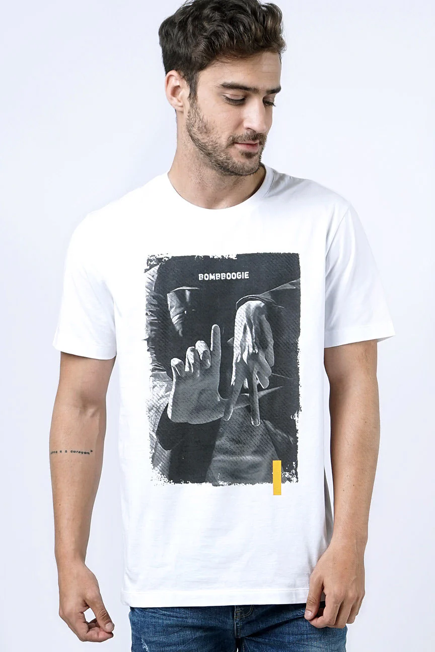 T-Shirt Lengan Pendek Witmer Offwhite - Image 7