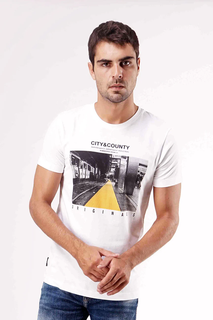 T-Shirt Lengan Pendek Zion Offwhite